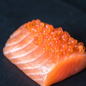 PERLES DE SAUMON FUME POT 100 GR